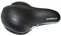 Седло Cionlli Comfort 7056, черный, хомут