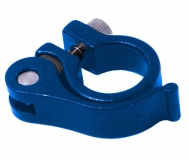 Эксцентрик подседельный с хомутом  ø 28.6 mm (Материал:алюм.;Цвет:blue) AS-01+SQ-128