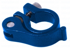 Эксцентрик подседельный с хомутом  ø 25.4 mm (Материал:алюм.;Цвет:blue) AS-01+SQ-139