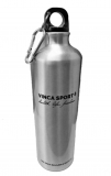 Vinca Sport, Фляга велосипедиста алюминиевая 750мл, серебристая с логотипом, VSB 27 Alum