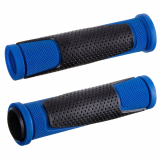 Грипсы резиновые, 95 мм, HL-G305-1-77, 2-х компон., черные-синие