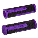 Грипсы резиновые Novatrack, 110мм, черно-фиолетовый (РТ266С)