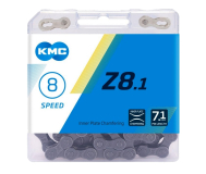 KMC, Цепь Z-8.1, 7-8 скоростей, 116 звеньев, Gray/Gray