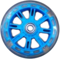 Vinca Sport, Колесо 116 мм для самокатов, ABEC 7, ПВХ, светящееся, голубое
