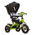 Трехколесный детский велосипед TRIX HG-T60, черно-зеленый