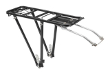 TRIX, Багажник регулируемый 24-29" алюминиевый, с клипсой, черный CR-TX-608x10-0-BK