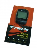 TRIX, Беспроводной велокомпьютер, 18 функций, черный