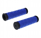 TRIX, Грипсы 2-х компонентные, 125 мм, черно-синие HL-G49 dark blue