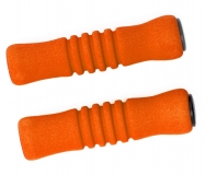 Грипсы Vinca sport, пенополиуретановые, 125мм, оражевые, H-G 22 orange