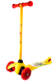 Vinca Sport, Самокат детский VSP 8 yellow Traveller от 3 лет, ABEC 5, PU-колеса светящ. 110/78мм